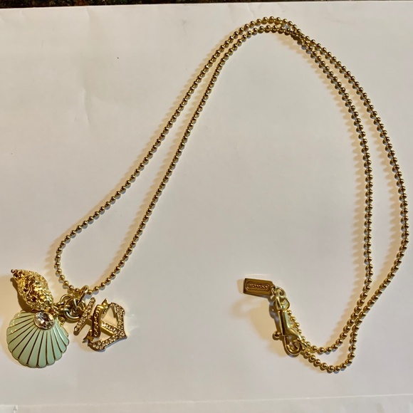 Coach Jewelry Coach Charm Necklace Poshmark